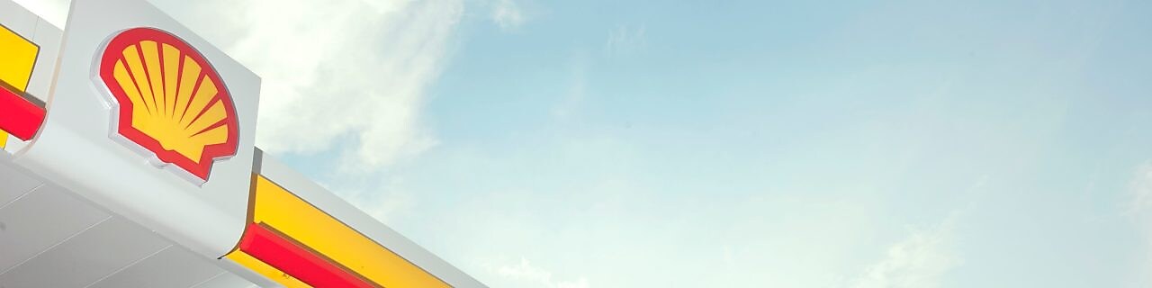Emblème du pétoncle Shell sur une station-service