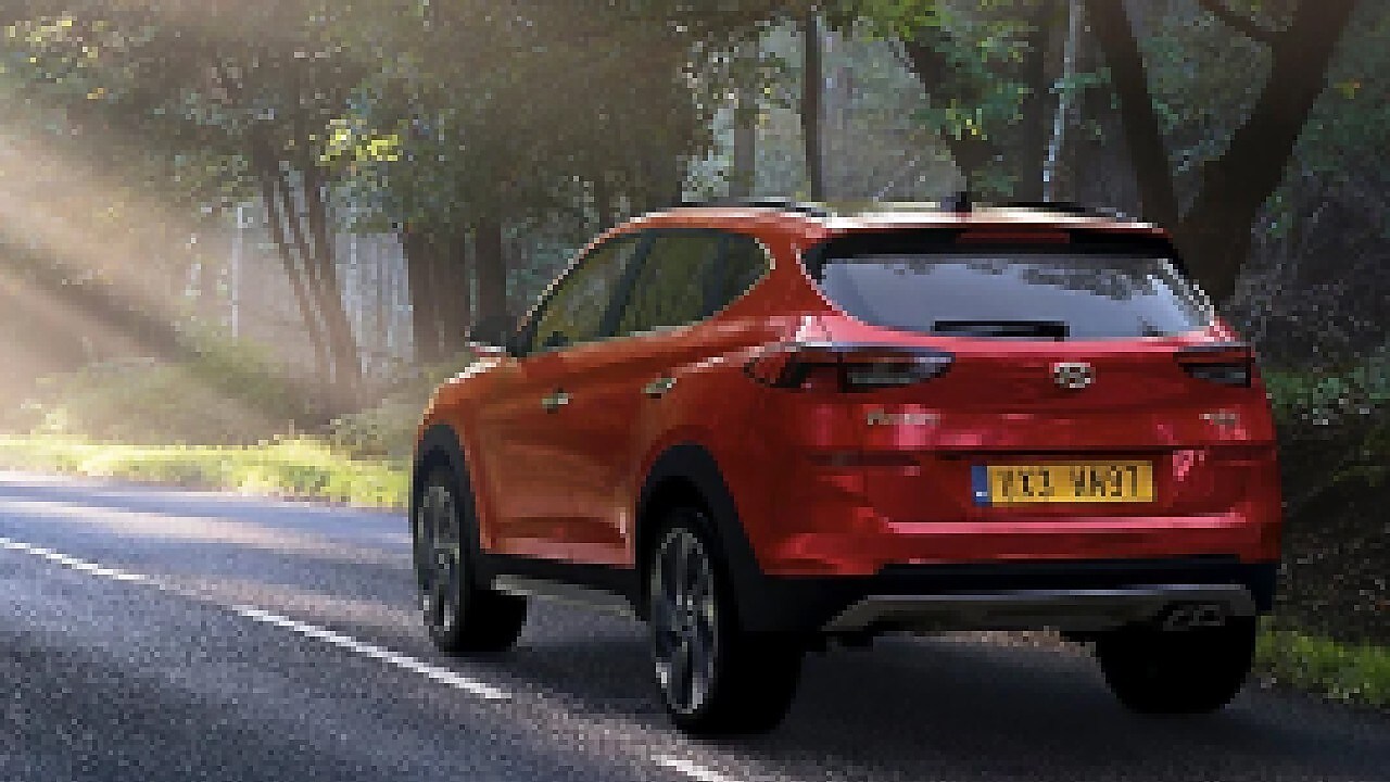 A red Maserati speeds uphill in the Shell Helix Ultra film We Know Why You Drive