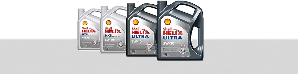 Shell Helix gamme d'huile moteur 100% synthétique